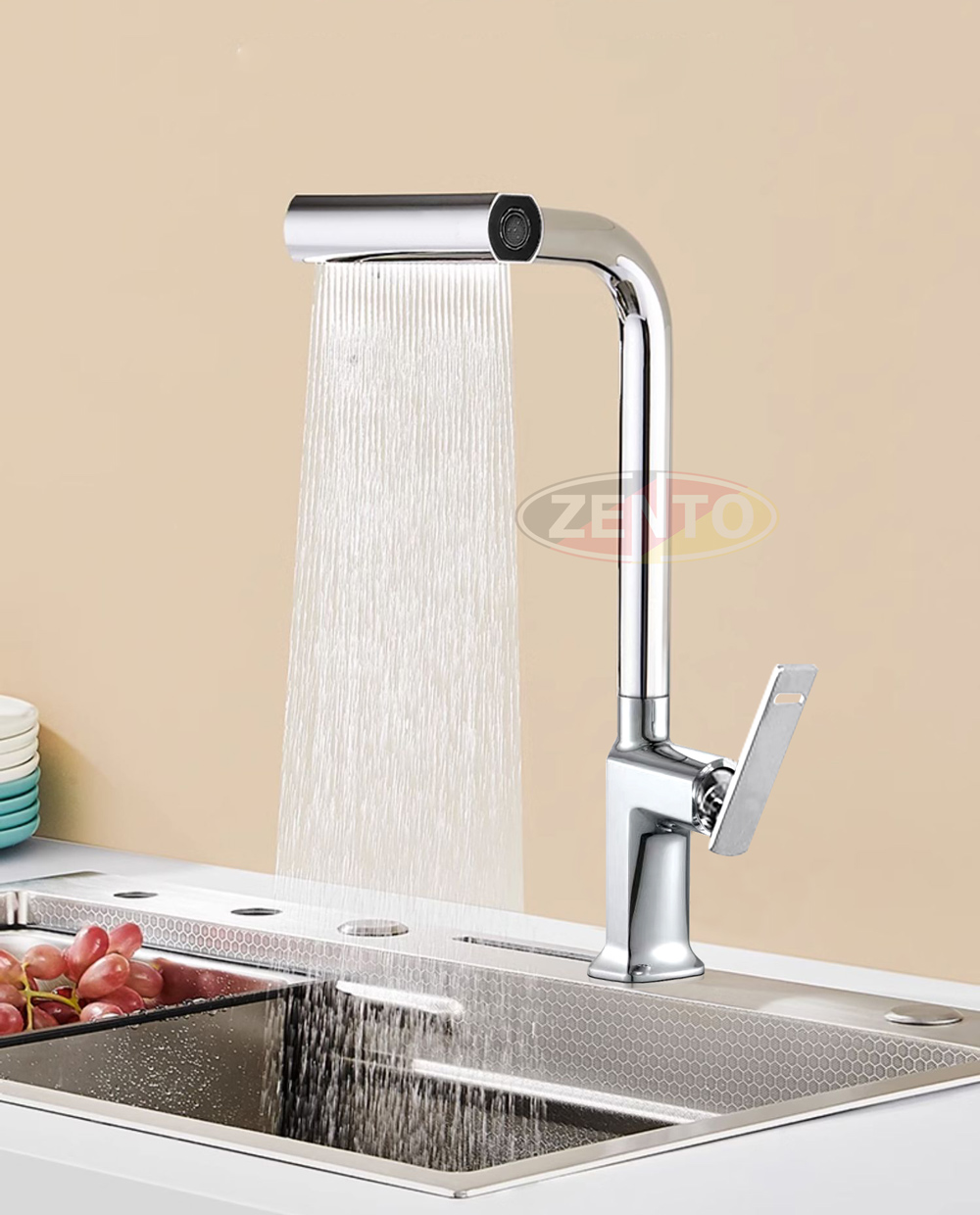 Vòi rửa chén bát 4in1 Waterfall faucet kitchen ZT5567