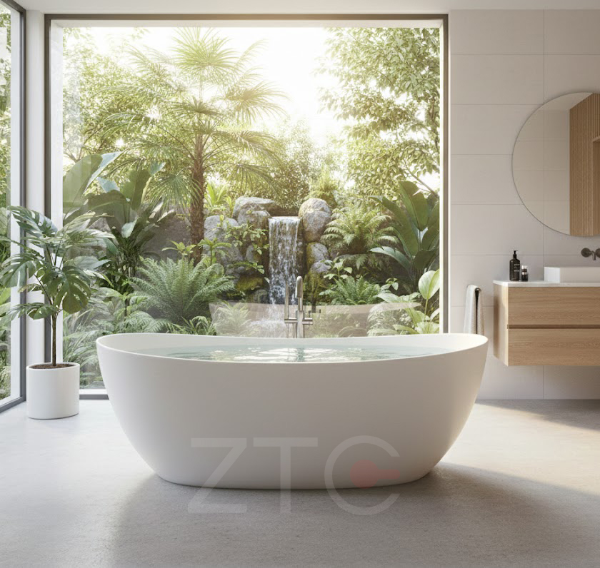 Bồn tắm đá Solid Surface cao cấp ZTC-S108