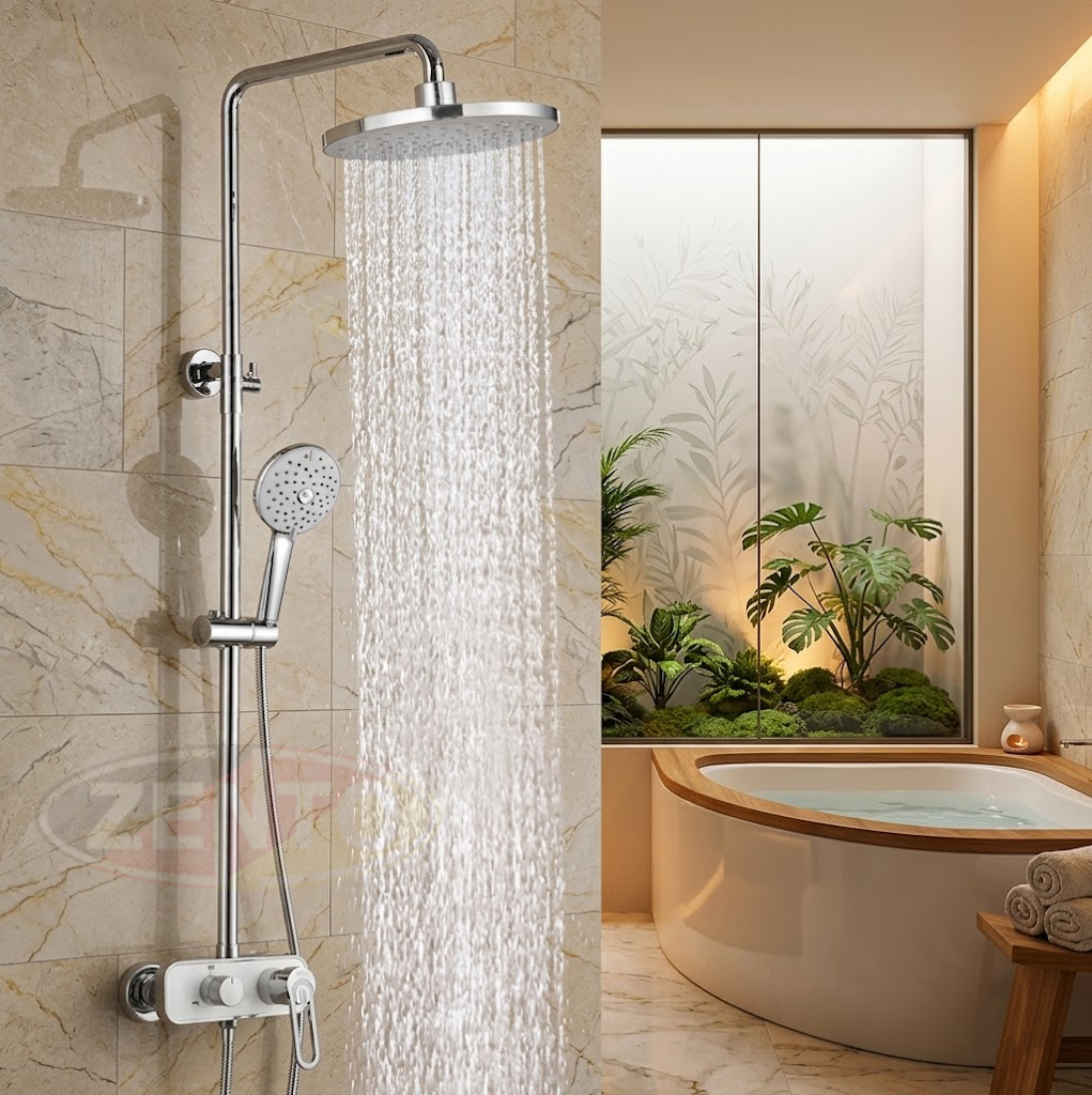 Bộ sen cây nóng lạnh Crystal series ZT8140