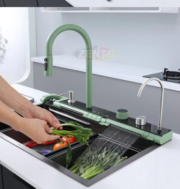 Vòi rửa chén bát đa năng SUS5542-Green