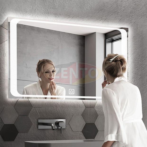Sử dụng gương đèn Led cảm ứng phòng tắm ZT-LE901 sẽ mang lại cho bạn không gian vừa hiện đại và tiện nghi. Với khả năng cảm ứng thông minh, bạn chỉ cần chạm nhẹ để bật tắt đèn và điều chỉnh độ sáng. Thêm vào đó, gương còn có thiết kế sang trọng với hệ thống đèn Led sáng lấp lánh, giúp tăng thêm phần vẻ đẹp cho phòng tắm của bạn.