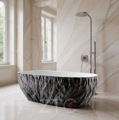 Bồn Tắm Đá Ellipse Solid Surface: Tuyệt Tác Nghệ Thuật Phòng Tắm