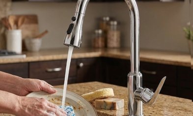 Cách sử dụng và bảo quản vòi rửa bát dây rút để bền và sạch hơn