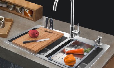 Chọn chậu rửa 2 hố Zento cho bếp gia đình: tiện và dễ dùng