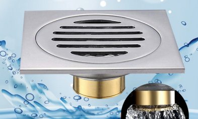 Chọn phễu thoát sàn Zento theo chất liệu: inox, thép không gỉ và PVC