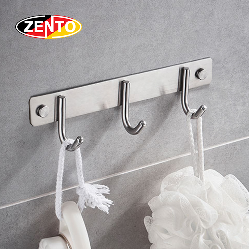 Móc treo quần áo 3 chấu Inox304 zento HB1120-3 Móc treo quần áo 3 chấu Inox304 zento HB1120-3