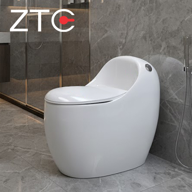 Bàn cầu 1 khối Egg-Shaped Toilet ZTC-2888