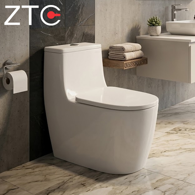 Bàn cầu 1 khối không viền Rimless Toilet ZTC-3969