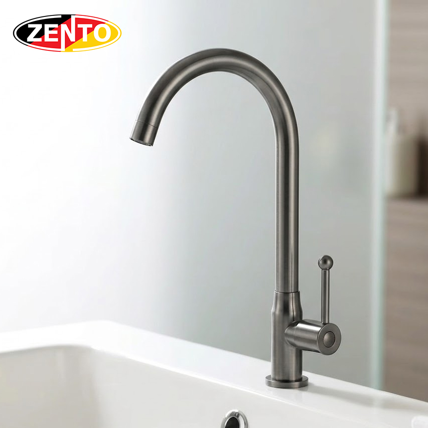 Vòi rửa chén, bát đơn SUS4739-Gr