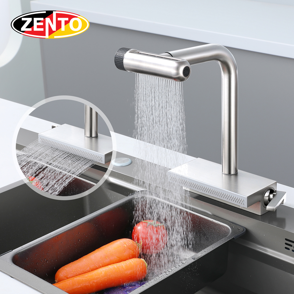Vòi rửa chén bát 7in1 Waterfall faucet kitchen SUS5541 (dây rút)