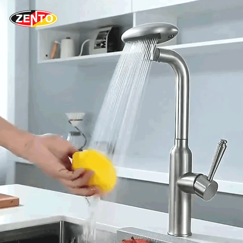 Vòi rửa chén bát 4in1 Waterfall faucet kitchen SUS5560 (dây rút) Vòi rửa chén bát 4in1 Waterfall faucet kitchen SUS5560 (dây rút)