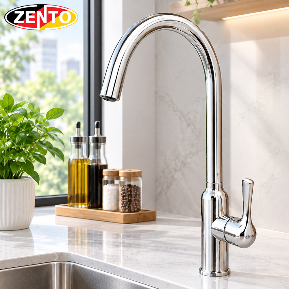 Vòi rửa chén bát nóng lạnh Zento SUS5595