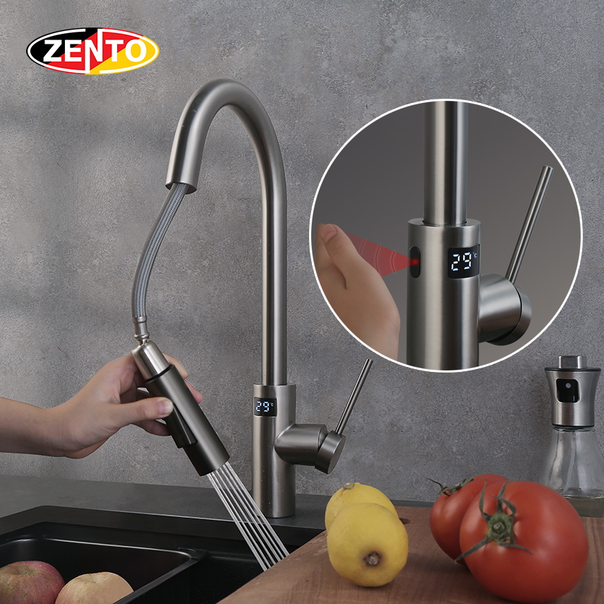 Vòi rửa chén bát cảm ứng Touchless kitchen faucet AF5889-Gr