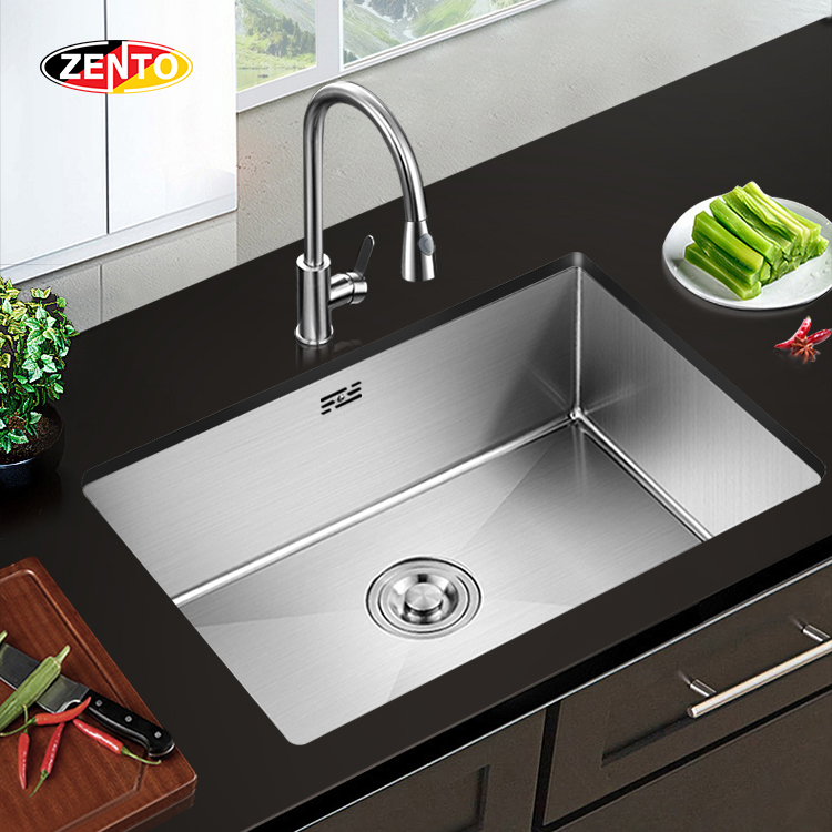 Chậu rửa chén, bát inox 1 hố HD6045SLY-304