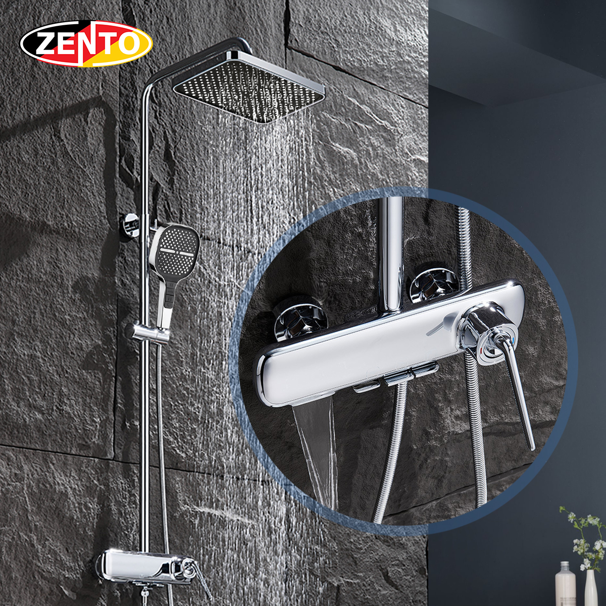 Bộ sen cây nóng lạnh Crystal series ZT8164