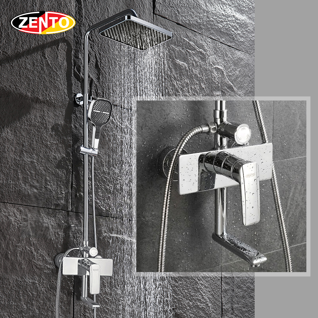 Bộ sen cây nóng lạnh Crystal series ZT8109