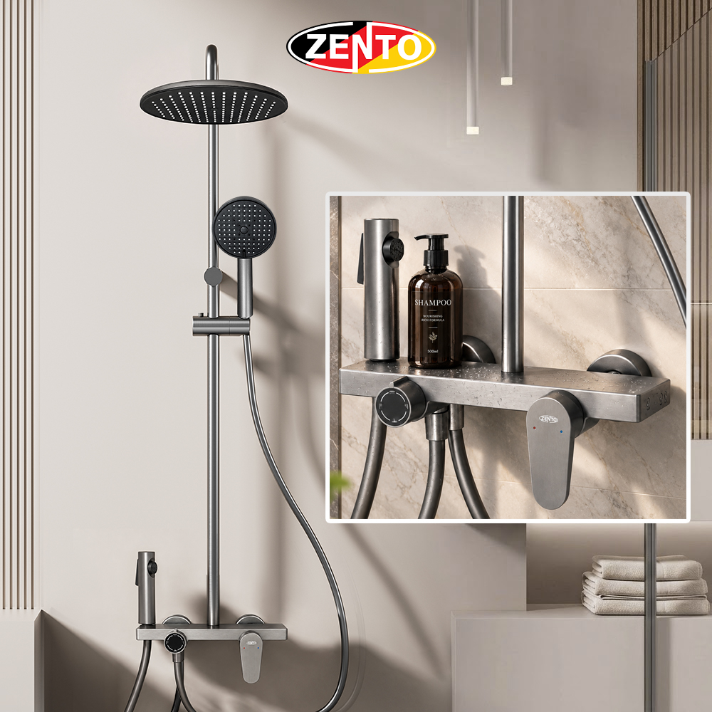 Bộ sen cây 4in1 Zento Aluminum Series ZT8189-Gr