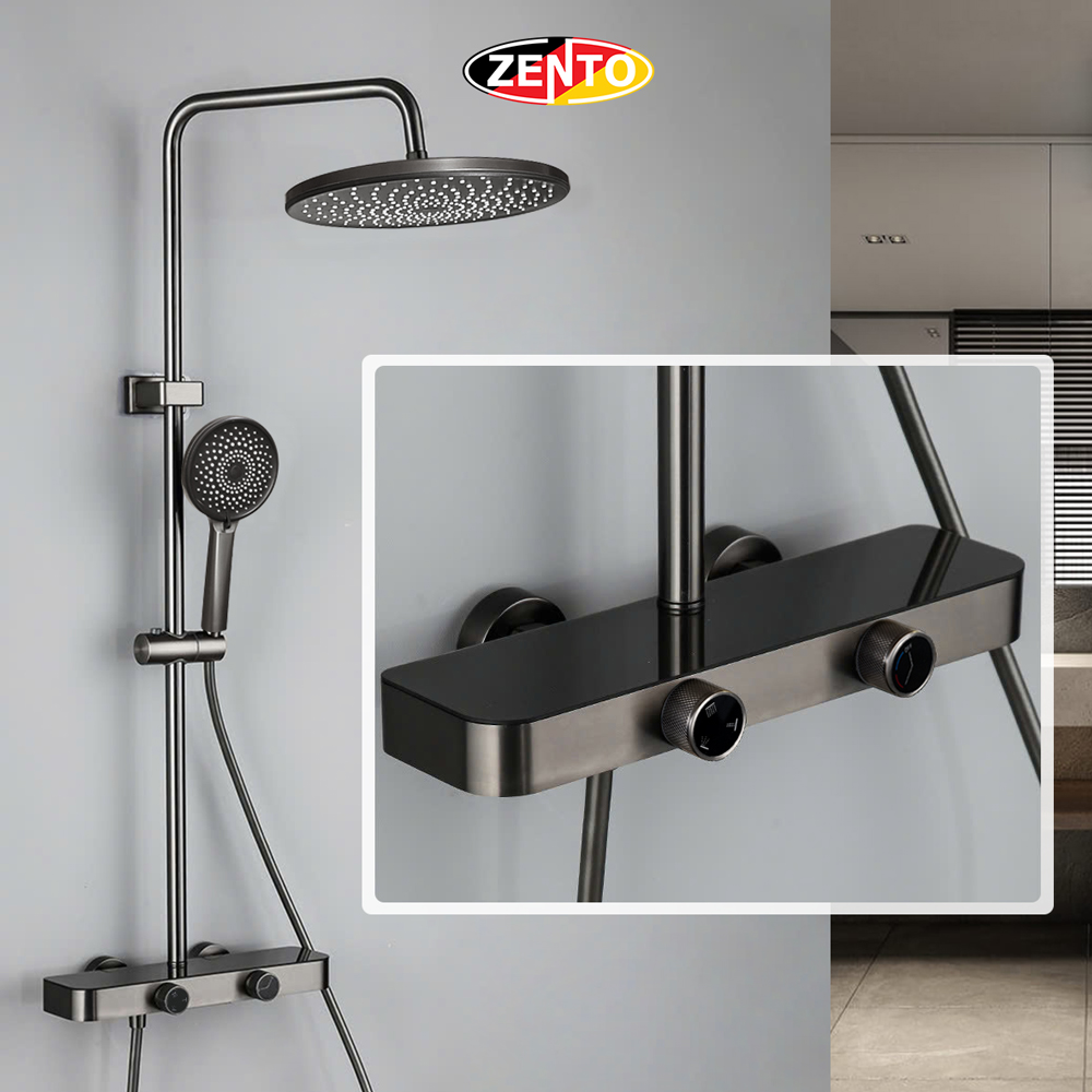Bộ sen cây nóng lạnh Luxury Shower ZT8714-Gr Bộ sen cây nóng lạnh Luxury Shower ZT8714-Gr
