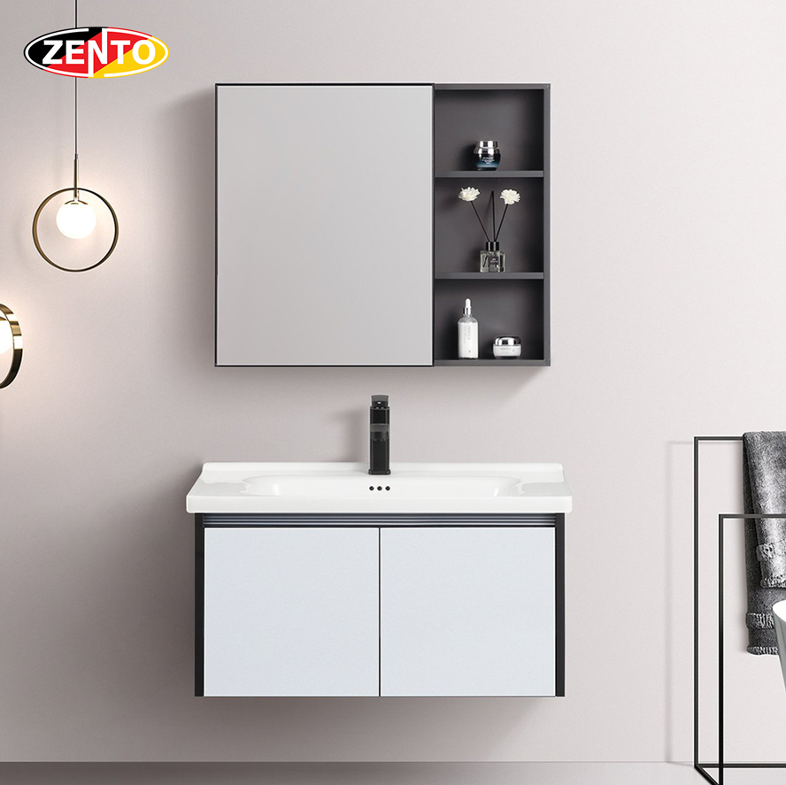 Bộ tủ Lavabo ZT-LV1076-White (Aluminum-880)