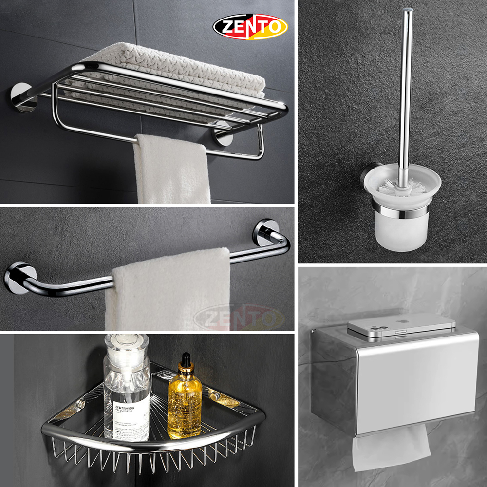 Bộ 5 phụ kiện nhà tắm Zento AL12 (880)