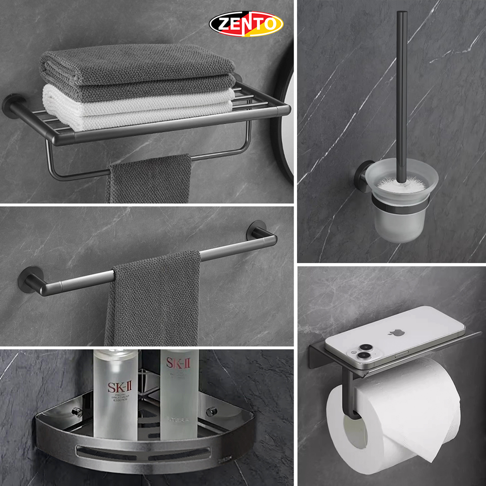 Bộ 5 phụ kiện nhà tắm Zento AL09-Gr (909)