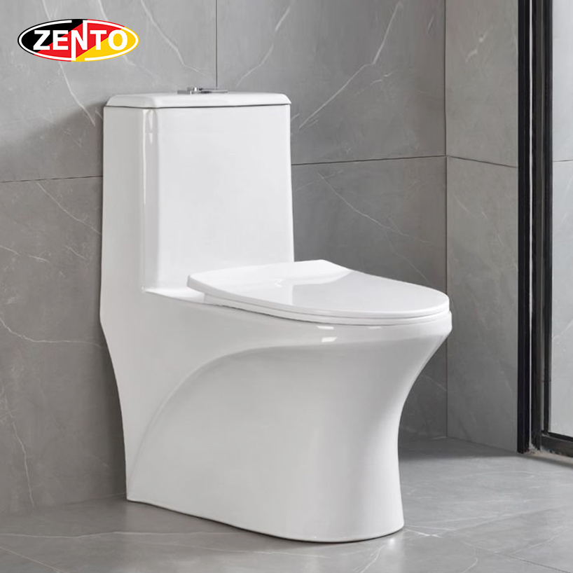 Bàn cầu 1 khối Zento BC9908 Bàn cầu 1 khối Zento BC9908