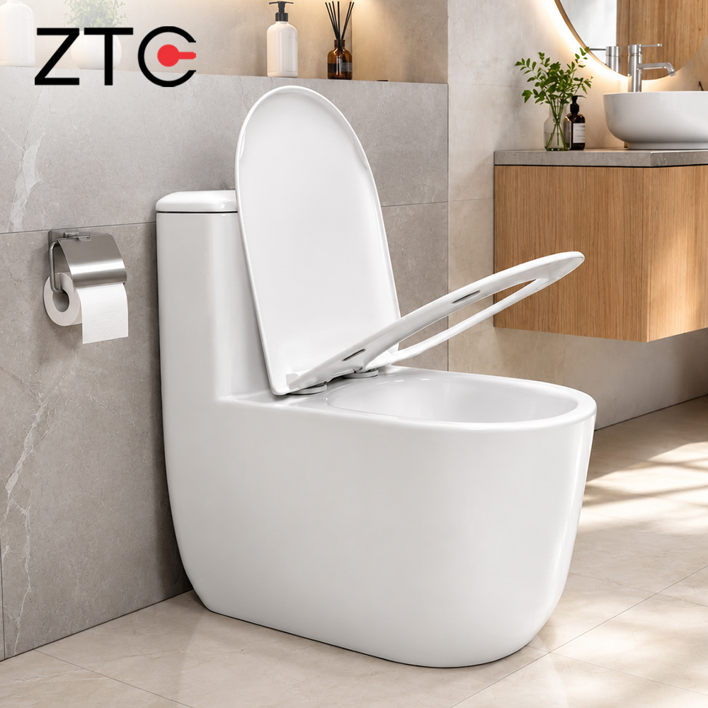 Bàn cầu 1 khối không viền Rimless Toilet Zento ZTC-9937