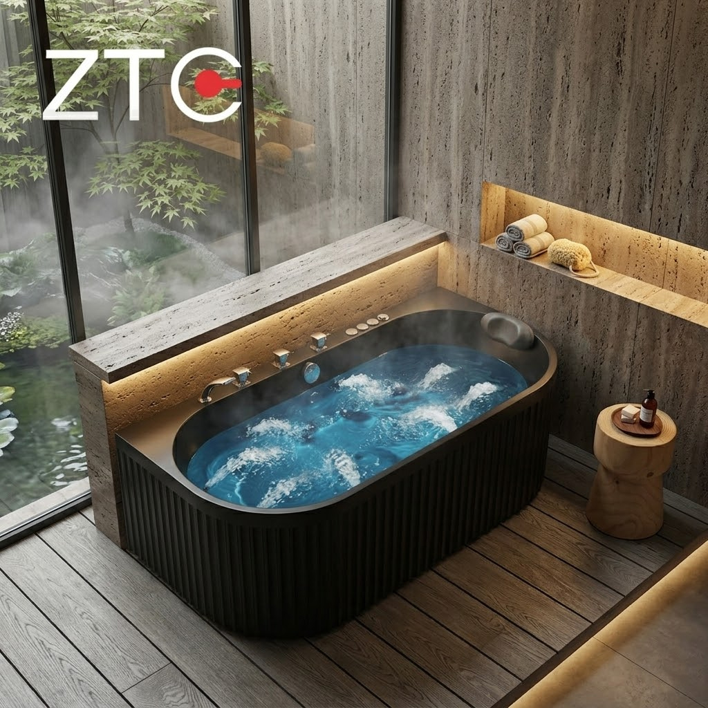Bồn tắm sục Whirlpool and Air Bathtub ZTC-A005 (Black)