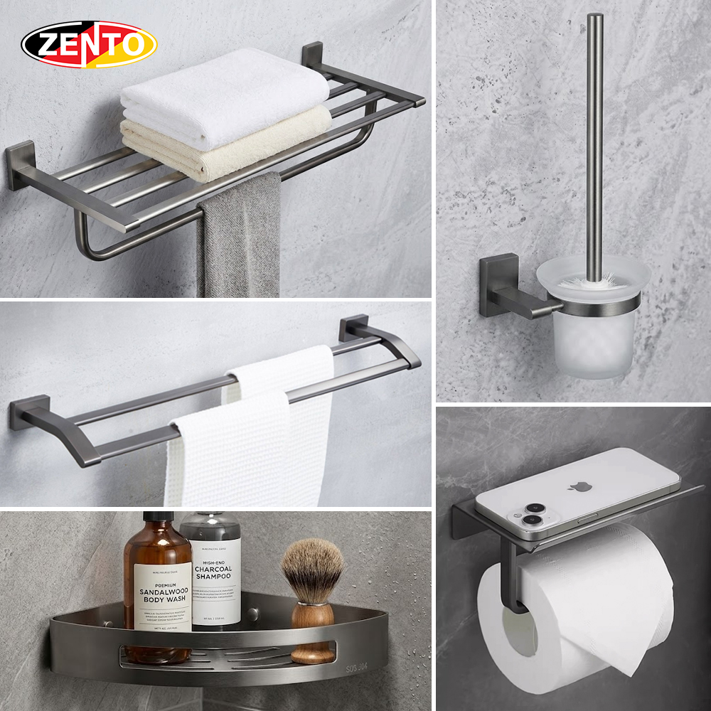 Bộ 5 phụ kiện nhà tắm Zento AL14-Gr (910)