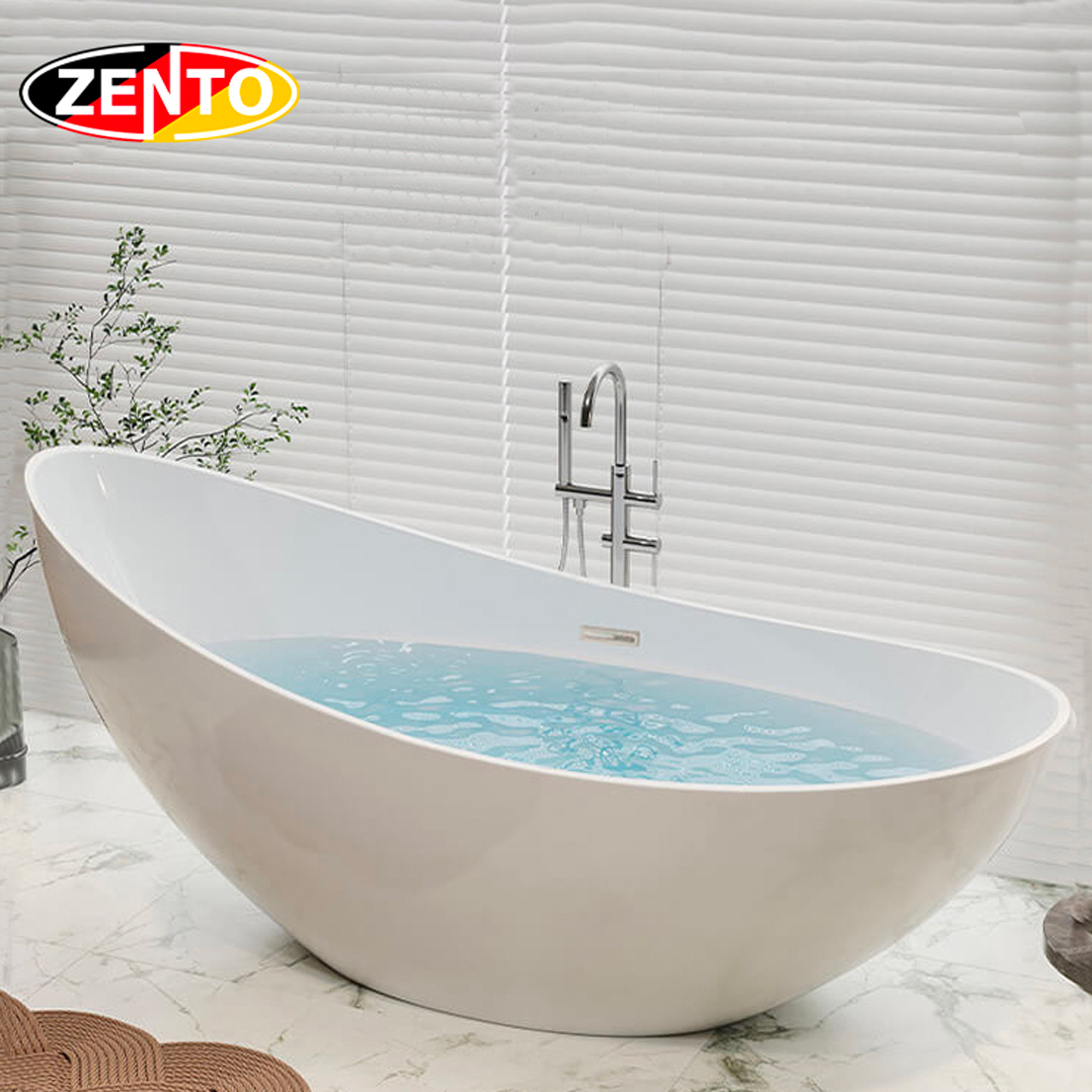 Bồn tắm nằm Oval Acrylic RY616