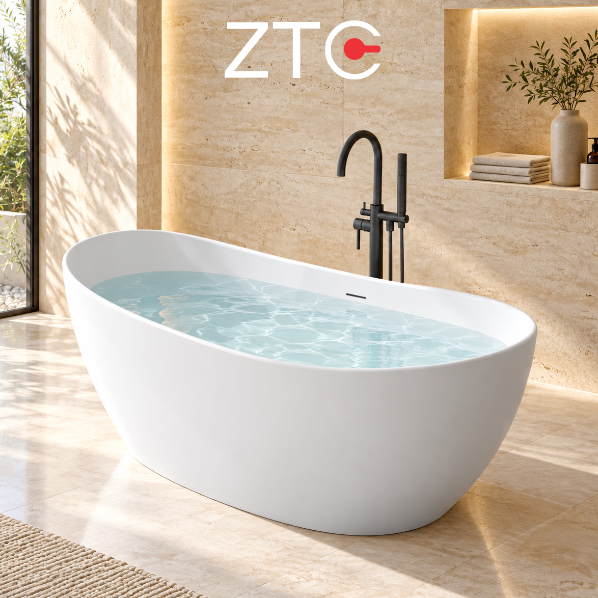 Bồn tắm đá Solid Surface cao cấp ST24-1640