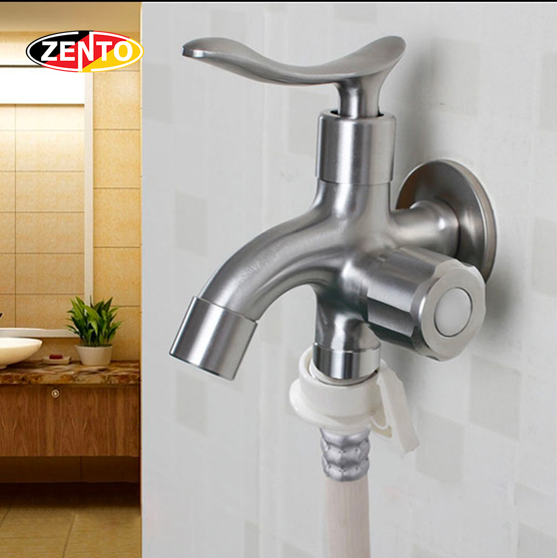 Vòi xả lạnh đa năng 2 đầu SUS723-1 (Washing machine faucet) Vòi xả lạnh đa năng 2 đầu SUS723-1 (Washing machine faucet)
