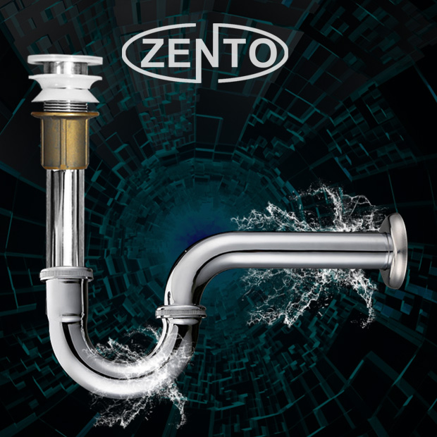 Bộ xi phông và ống xả Lavabo Zento ZXP016