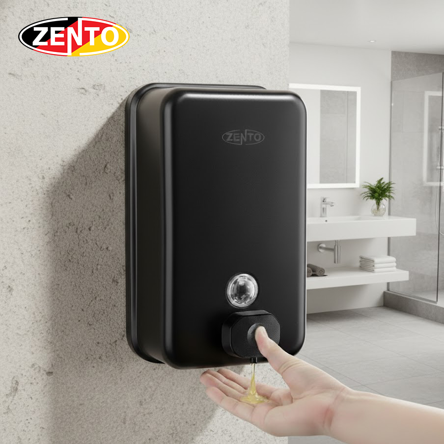 Bình xà phòng nước gắn tường Liquid Soap Dispenser HC303-B (1000ml)