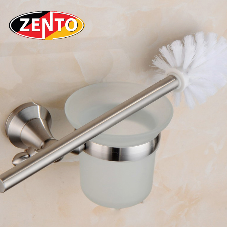 Bộ chổi cọ và kệ đỡ toilet inox304 Zento HC3801