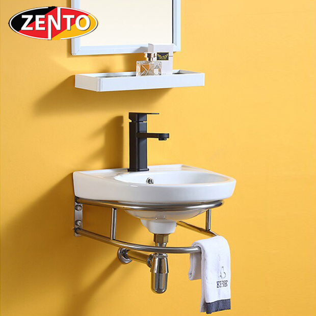 Chậu lavabo treo tường Zento LV6090 (8520)