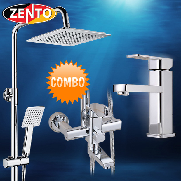 Combo sen cây và vòi lavabo Zento KM106 (new)