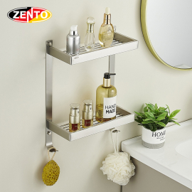 Giá để đồ đa năng 2 tầng Shower Basket HC1279-Brushed