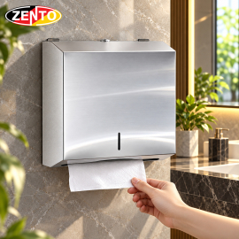 Hộp giấy lau tay treo tường inox HG1296-201
