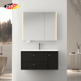 Bộ tủ Lavabo gỗ Plywood Zento LV8995 (133A) Bộ tủ Lavabo gỗ Plywood Zento LV8995 (133A)
