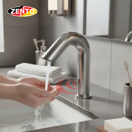 Vòi lavabo cảm ứng Automatic Faucet ZT-AF2824S (DC) Vòi lavabo cảm ứng Automatic Faucet ZT-AF2824S (DC)