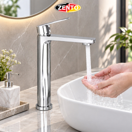 Vòi lavabo nóng lạnh dương bàn SUS3322 Vòi lavabo nóng lạnh dương bàn SUS3322