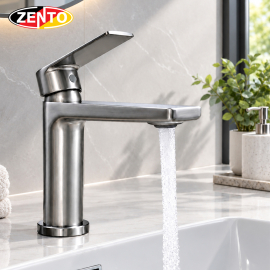 Vòi lavabo nóng lạnh Zento SUS3332-Gr Vòi lavabo nóng lạnh Zento SUS3332-Gr