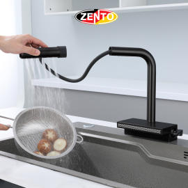 Vòi rửa chén bát 7in1 Waterfall faucet kitchen SUS5541-B (dây rút) Vòi rửa chén bát 7in1 Waterfall faucet kitchen SUS5541-B (dây rút)