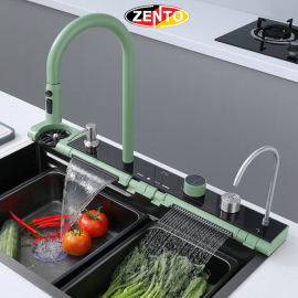 Vòi rửa chén bát Luxury Kitchen Sink SUS5542-Green (dây rút)
