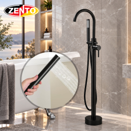 Vòi sen đứng bồn tắm Zento ZT6173-1Matte Black Vòi sen đứng bồn tắm Zento ZT6173-1Matte Black