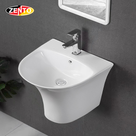 Chậu lavabo treo tường Luxury Zento LV500E-465 (407)