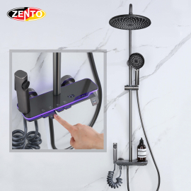 Bộ sen cây 4in1 hiển thị nhiệt độ nước ZT8145Gr (digital display shower)
