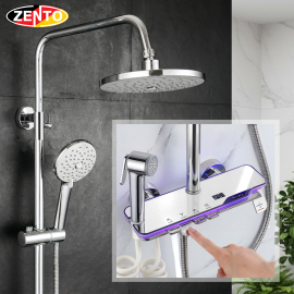 Bộ sen cây 4in1 hiển thị nhiệt độ nước ZT8145 (digital display shower) Bộ sen cây 4in1 hiển thị nhiệt độ nước ZT8145 (digital display shower)