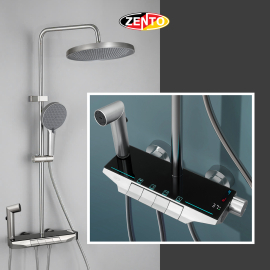 Bộ sen cây 4in1 hiển thị nhiệt độ nước ZT8177 (digital display shower)